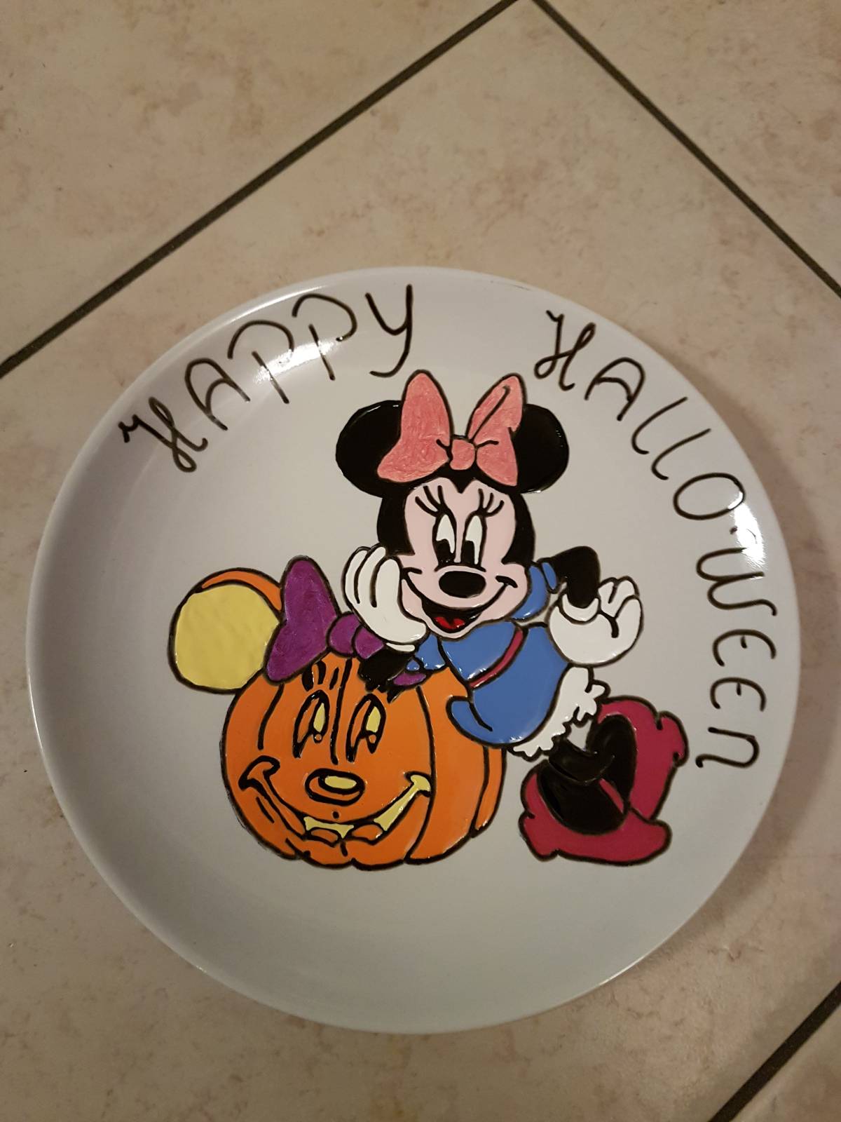 Halloween Minnie bord